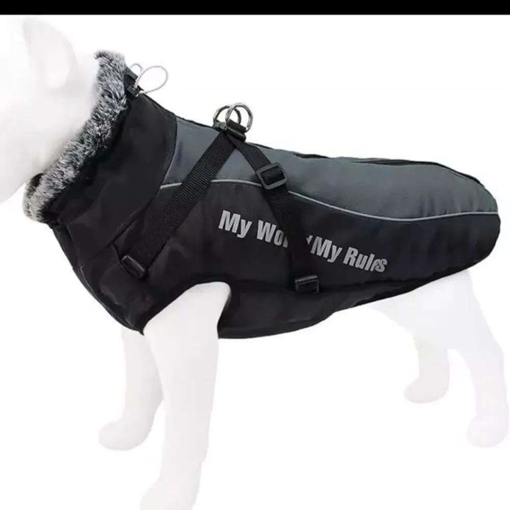 Litl Spirit Reflective Waterproof Windproof Dog Coat Cold Weather Dog Jacket